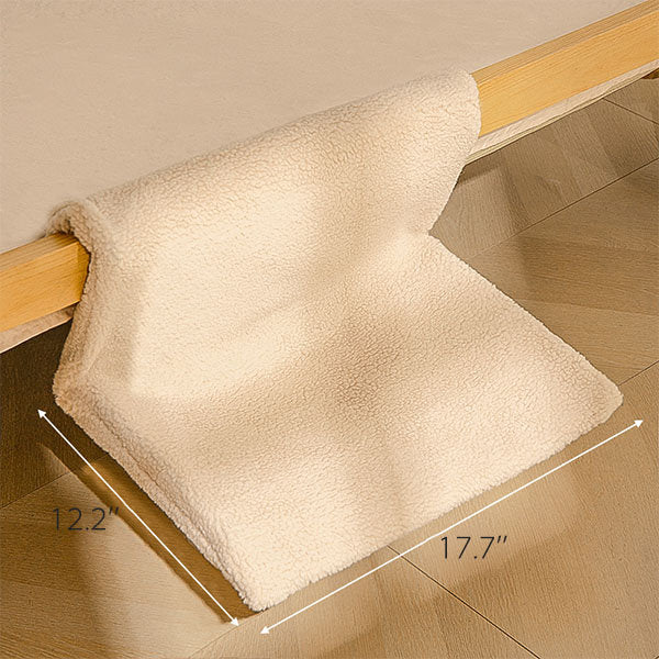 Bedside Cat Hammock - Beige - Gray - Unmatched Comfort - Perfect for Napping