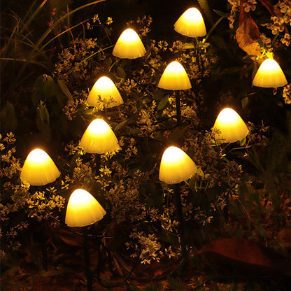 Solar-powered Mushroom Lights - Garden Decor - Waterproof Design