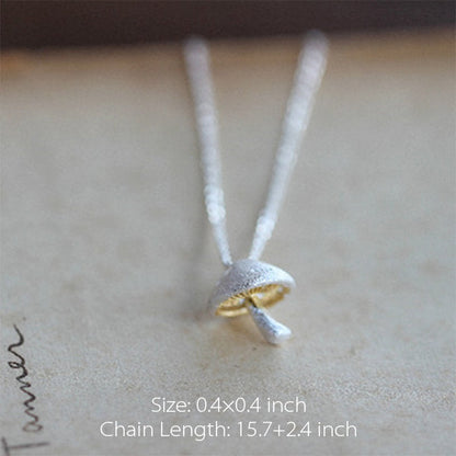 Enchanting Mushroom Necklace - Versatile For Any Outfit - Nature Lovers