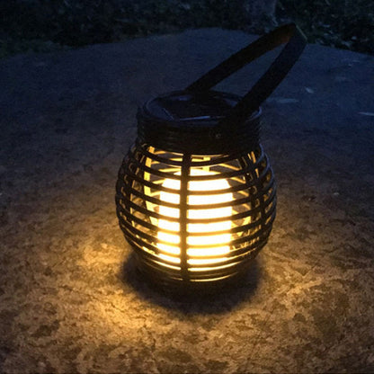 Solar-Powered Outdoor Hanging Lantern - Warm Ambient Lighting - Eco-Friendly