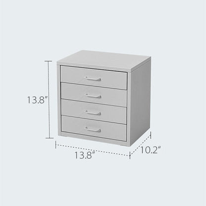 Elegant Desktop Organizer - Multiple Drawers - Storage Cabinet - Pink - Purple