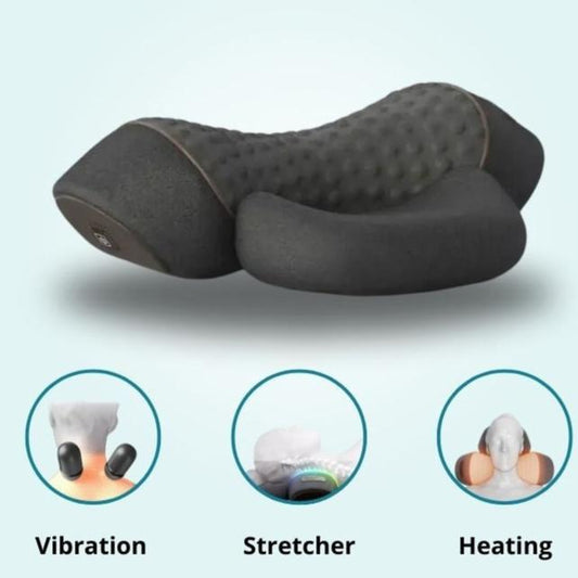 Almohada de masaje con tracción para el cuello 