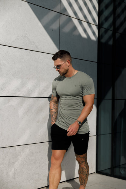 Chic Olive Bamboo Crew Neck by Father Sons - FSH982