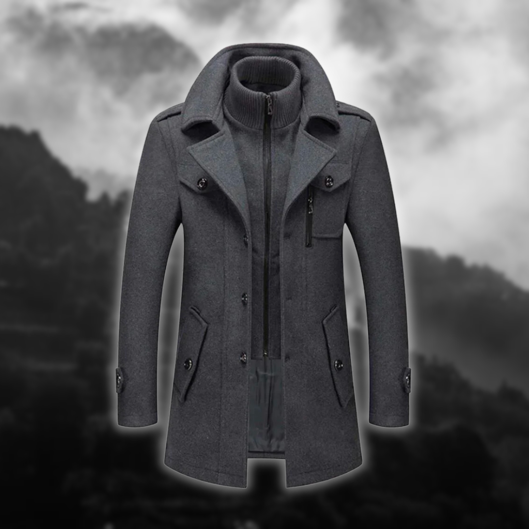 Alvaro™ - Luxe Wool Overcoat for Timeless Style