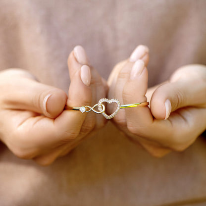 Unbreakable Link - Infinity Heart Bracelet