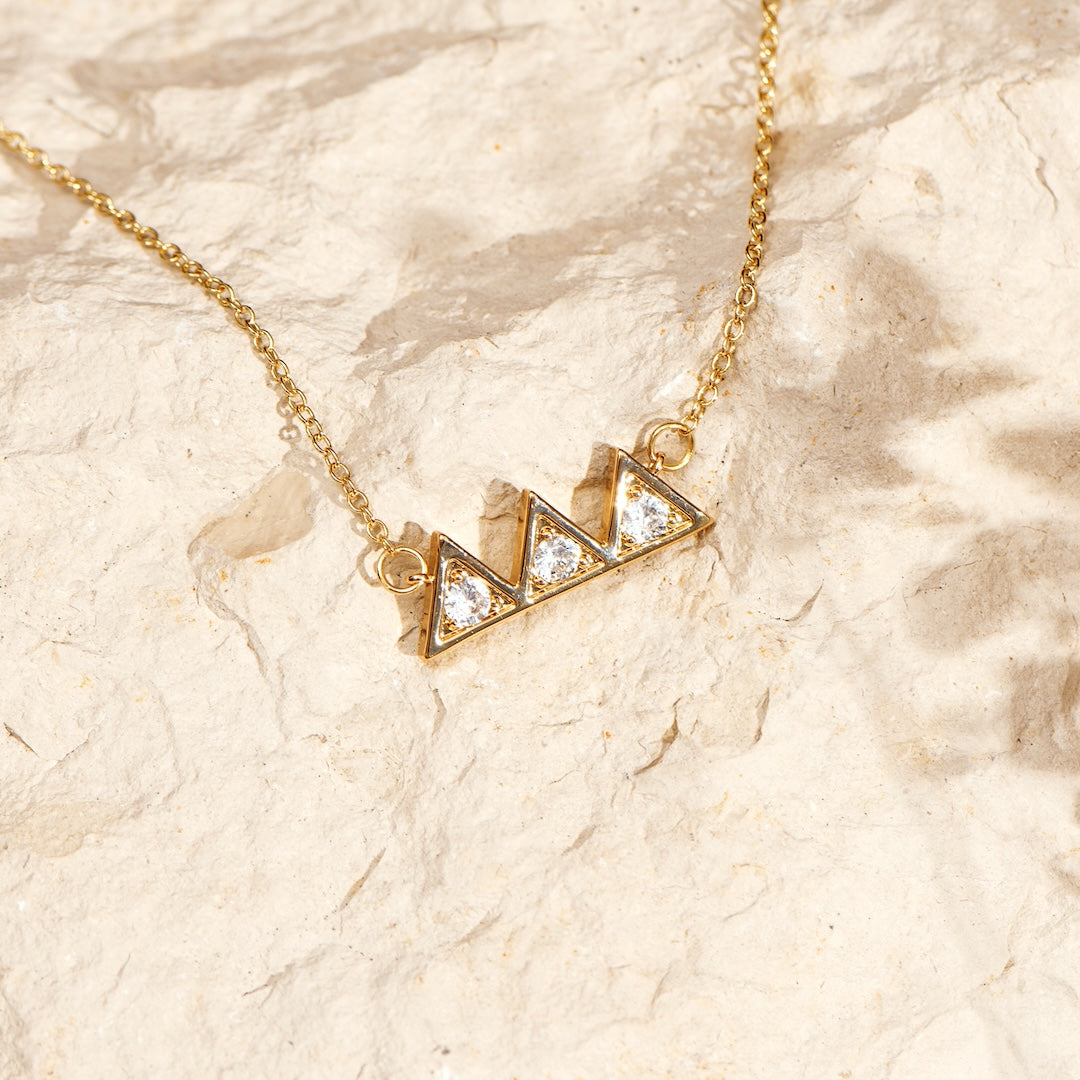 Keep Climbing - Mountain Necklace