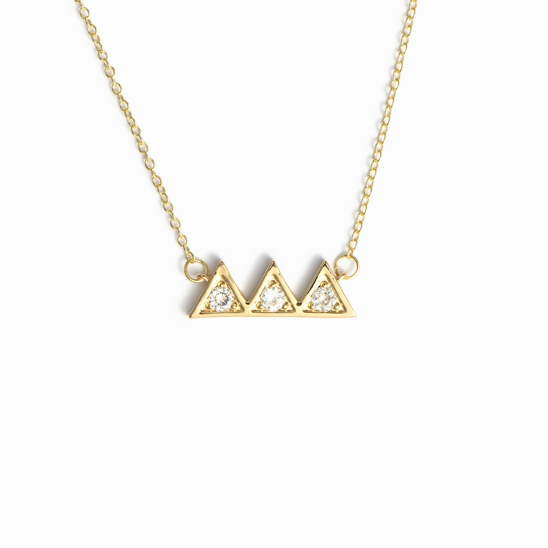 Keep Climbing - Mountain Necklace