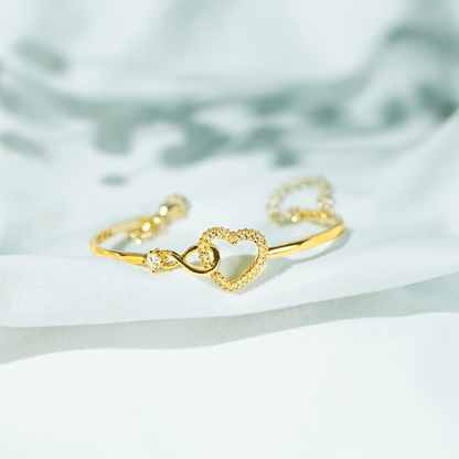 To my Granddaughter - Infinity Heart Bracelet