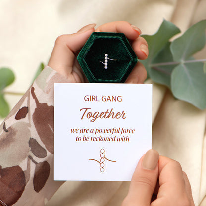 Girl Gang Friendship Dots Ring