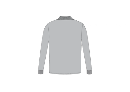 Elevate Your Style with the Father Sons Light Grey Tonal Long Sleeve Polo - FSH859