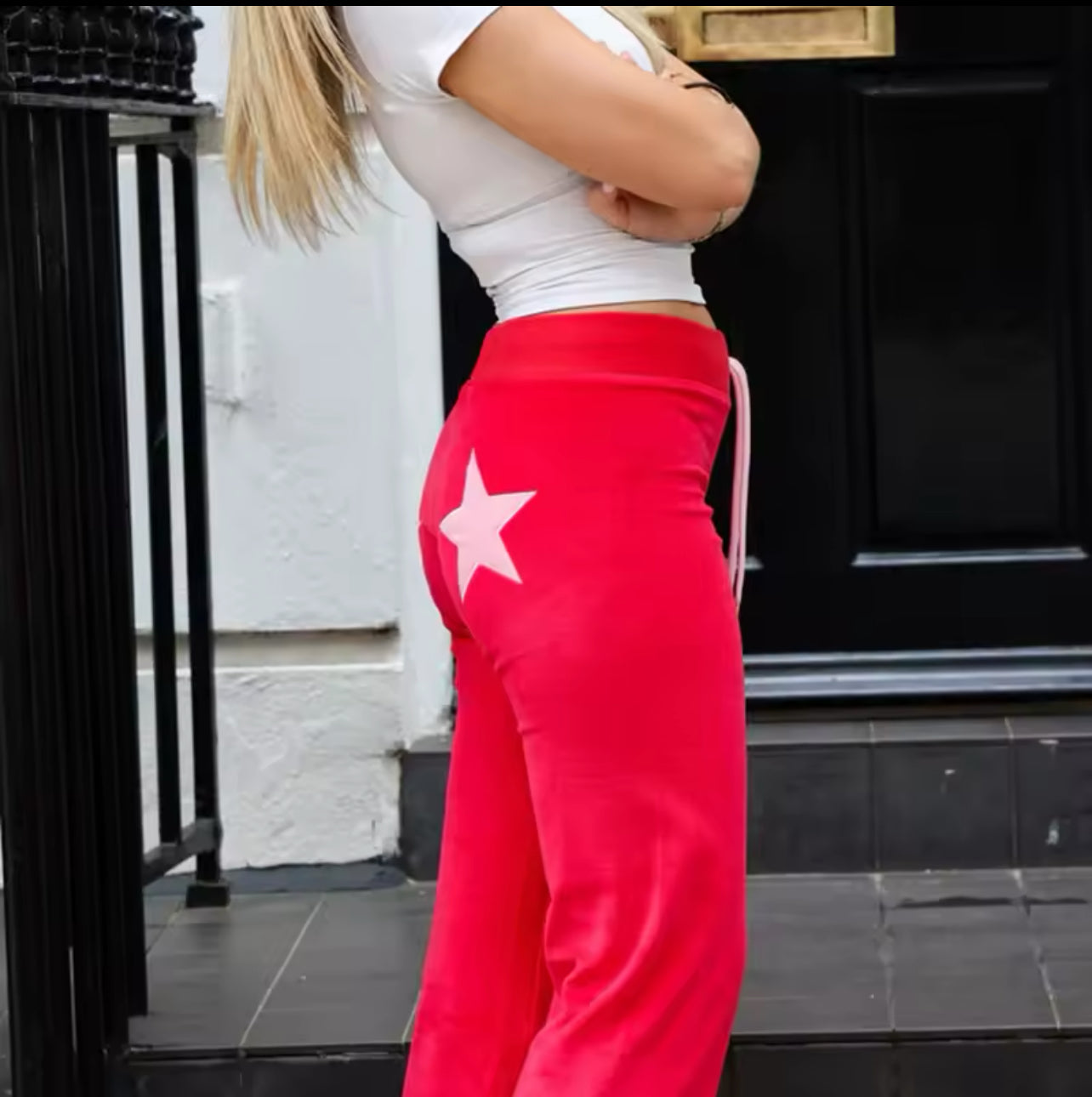 Star Patched Sweats