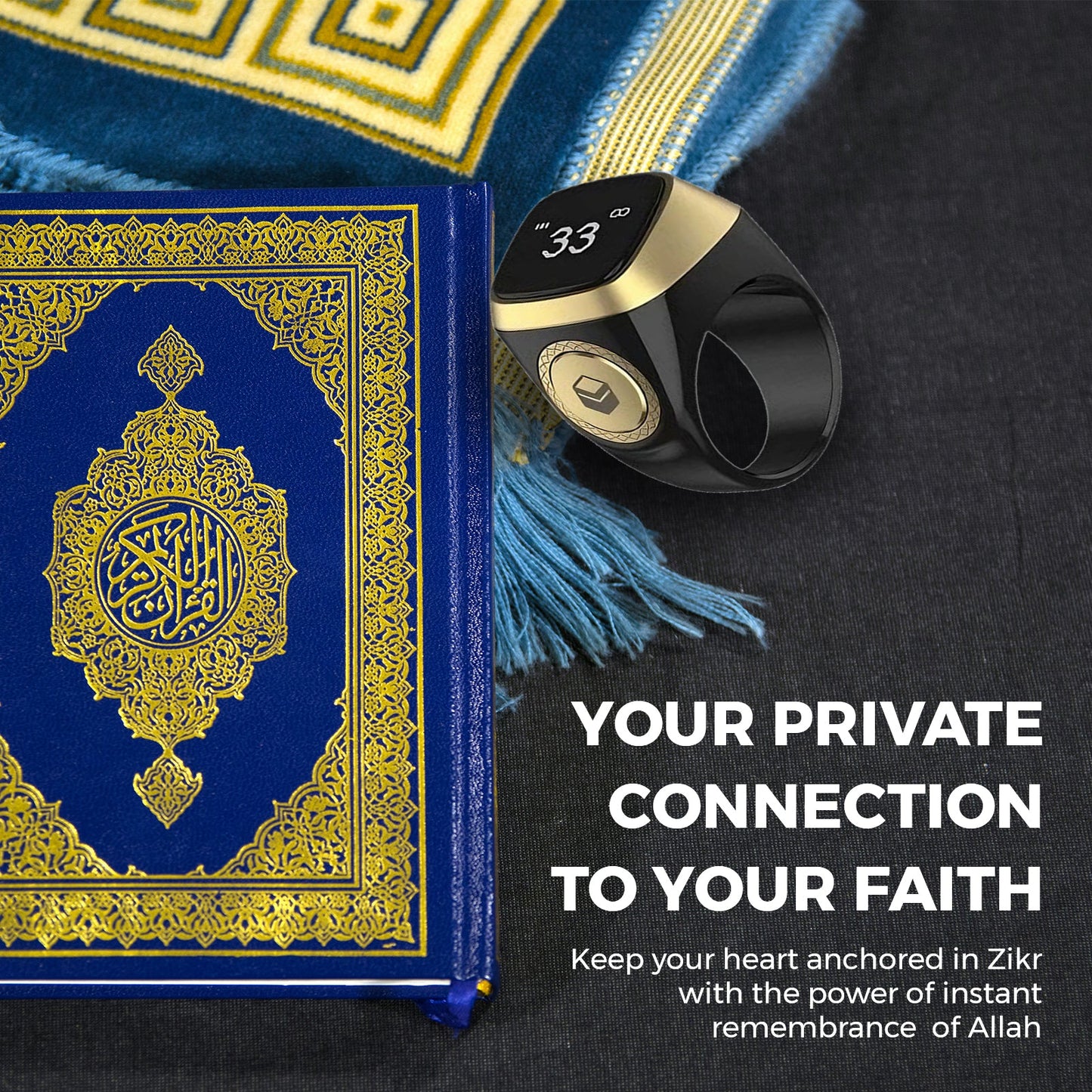 Zikr1™ Tasbeeh Ring