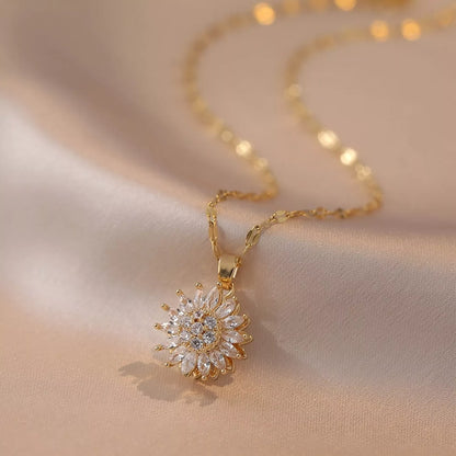 Collar de girasoles para inquietarme – Para mi hija