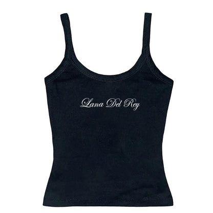 streetwear  sleeveless sling crop tops