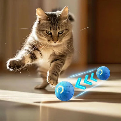 Smart Interactive Dog Ball – USB Rechargeable Automatic Moving Toy for Puppies and Cats"