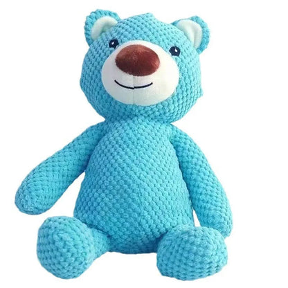 Pequeño oso de peluche chillón para perros - 