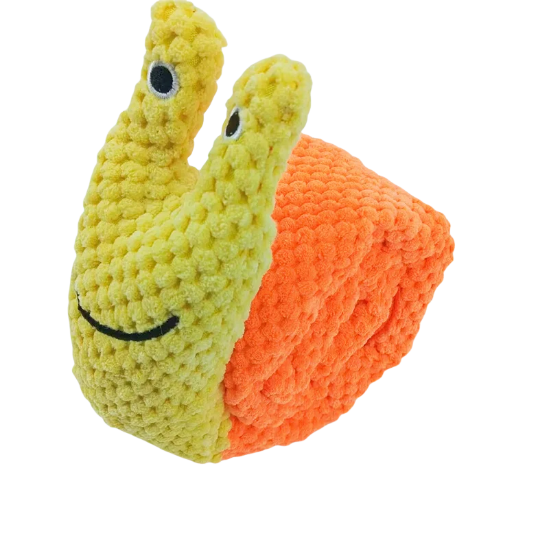 Comedero interactivo de peluche con sonido chirriante para perros 