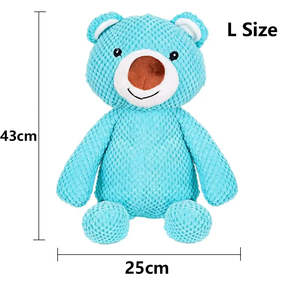 Pequeño oso de peluche chillón para perros - 