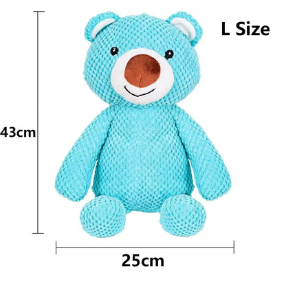 Pequeño oso de peluche chillón para perros - 