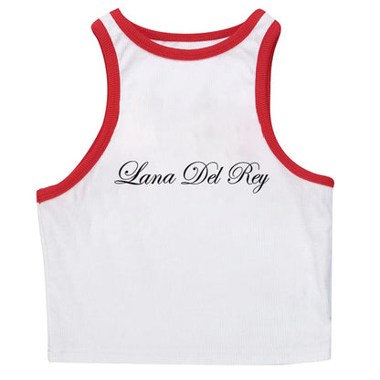streetwear  sleeveless sling crop tops