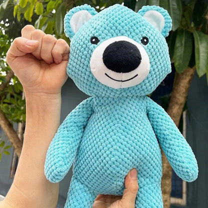 Pequeño oso de peluche chillón para perros - 