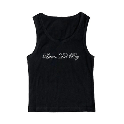 streetwear  sleeveless sling crop tops