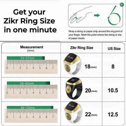 Zikr1™ Tasbeeh Ring
