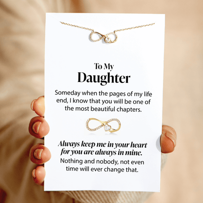 Always In My Heart - Heart Infinity Necklace