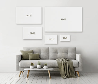 Dreamy Landscape Canvas Prints: Pink Rose Vase, Hummingbird, Beach Serenity, and Inspirational "Just Breathe" - Perfect Christian Wall Art!