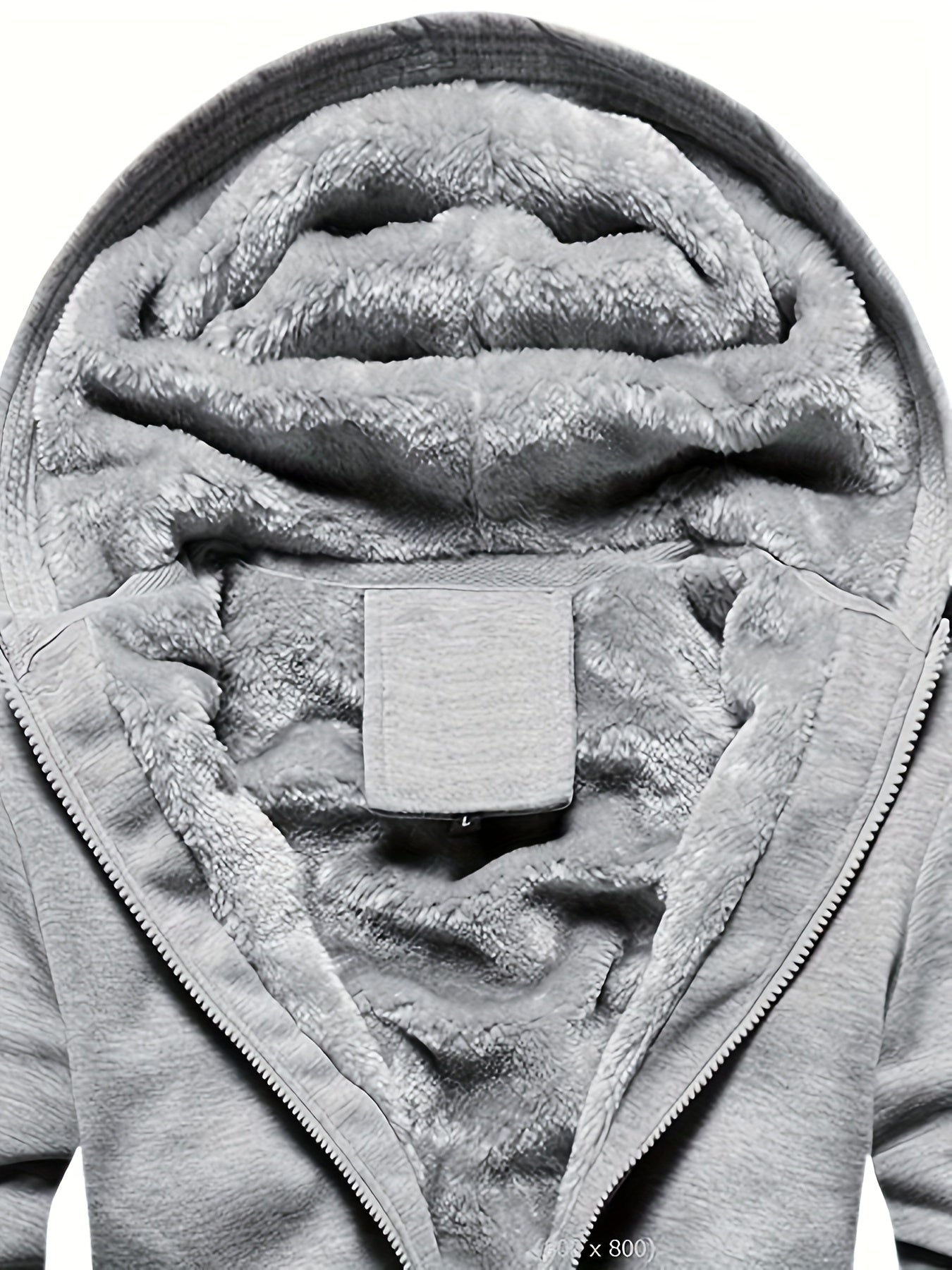 Cozy Color Block Fleece Hooded Jacket -