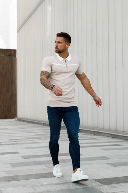 Elevate Your Style with Father Sons Ultra Stretch Navy Slim Fit Jeans - FSJEAN001
