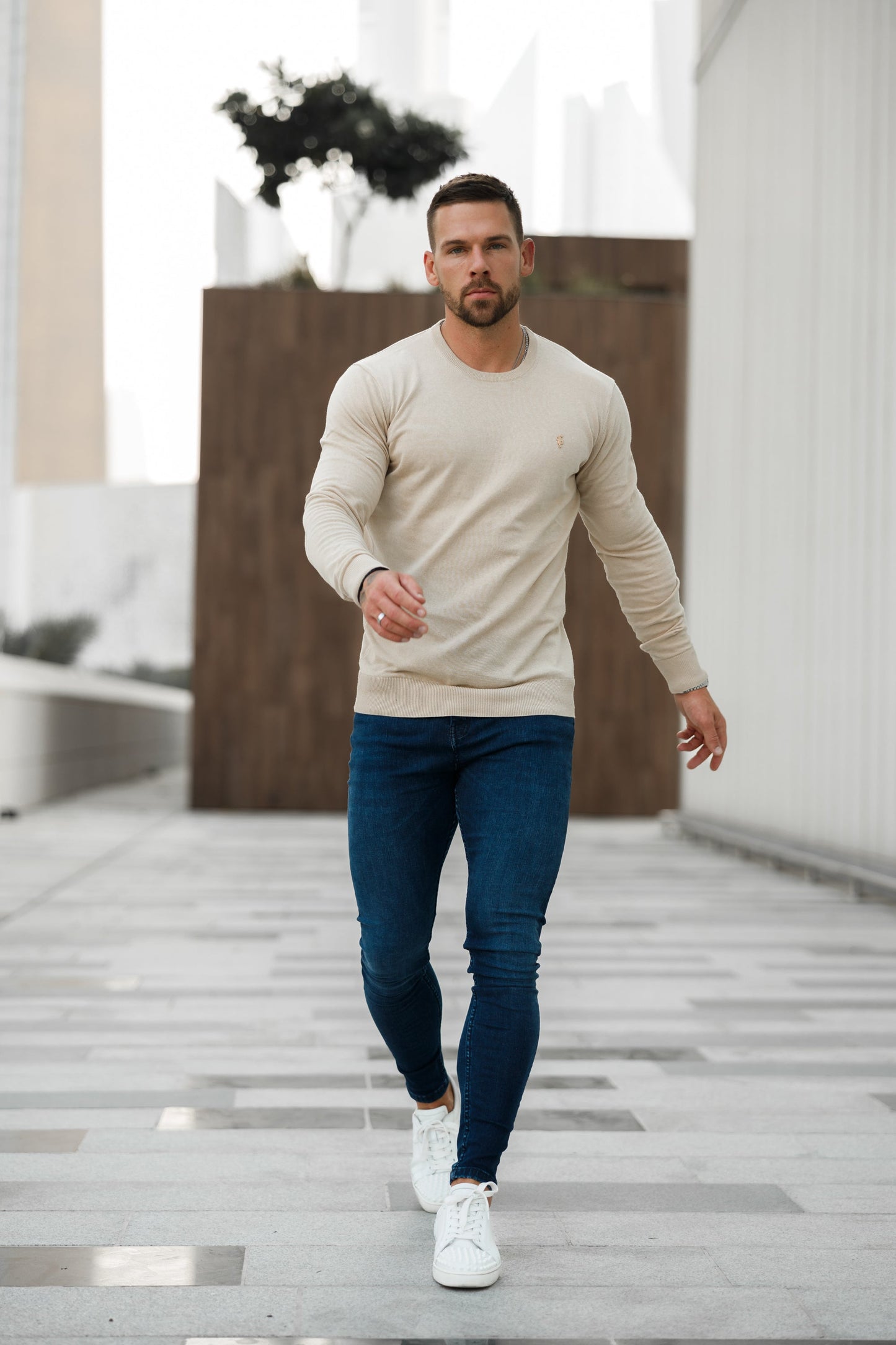 Elevate Your Style with Father Sons Ultra Stretch Navy Slim Fit Jeans - FSJEAN001