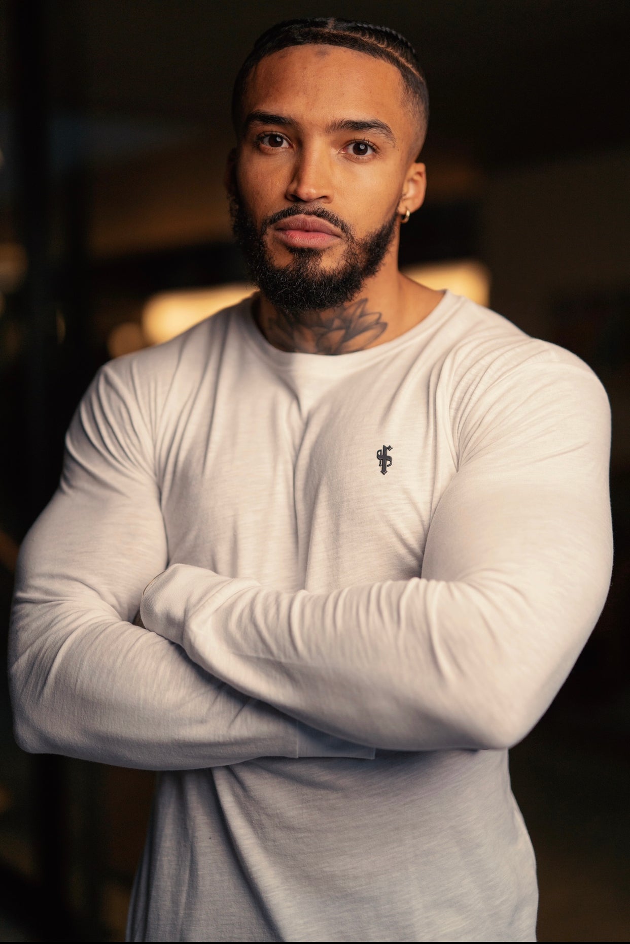 Elevate Your Style: Father Sons White Slub Long Sleeve Crew with Cuffs - FSH727