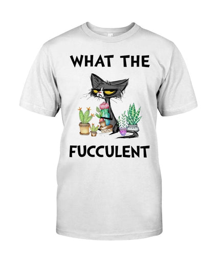 Fiercely Fun "What The Fucculent" Cat Tee