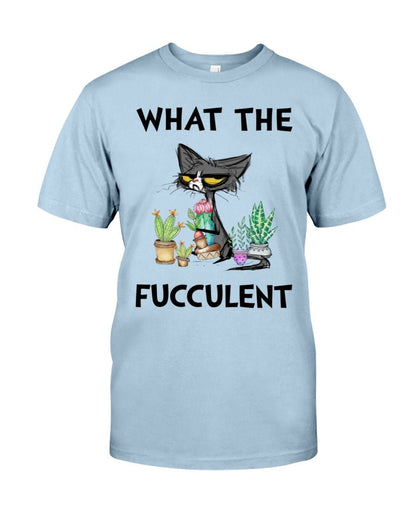Fiercely Fun "What The Fucculent" Cat Tee
